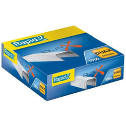 Rapid 21808300 DUAX Staples, Robust Galvanised Wire, 20 mm Leg Length, Pack of 1000, 170 Sheets