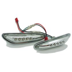 BMW 3 Series E90 E91 5 Series E60 E61 Chrome LED Side Repeaters binkers