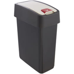 keeeper 4052396022254 trash can 25 L Rectangular Polyvinyl chloride (PVC) Grey