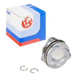 IPSA PI075502 Piston 77,01 with piston rings with piston ring carrier VOLKSWAGEN: GOLF 6