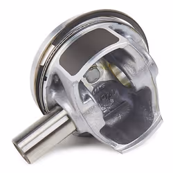 IPSA PI075502 Piston 77,01 with piston rings with piston ring carrier VOLKSWAGEN: GOLF 6