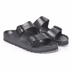 Birkenstock Arizona Essentials Sandals Unisex Anthracite, Metallic