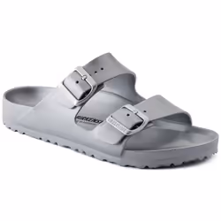 Birkenstock Arizona Essentials, Sandals, Unisex, Adult, Silver, Metallic Silver, Monochromatic