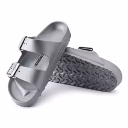 Birkenstock Arizona Essentials Sandals Unisex Metallic, Silver