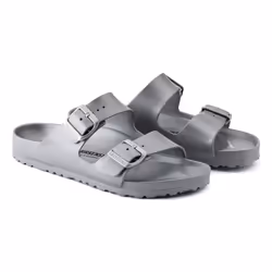 Birkenstock Arizona Essentials Sandals Unisex Metallic, Silver