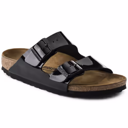 Birkenstock Arizona, Sandals, Unisex, Adult, Black, Monochromatic, Buckle closure