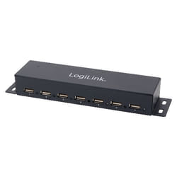 LogiLink UA0148 interface hub 480 Mbit/s Grey