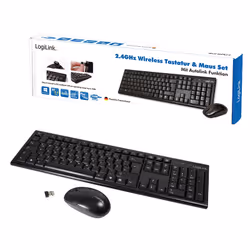 LogiLink ID0104 keyboard Mouse included Office RF Wireless QWERTZ Black - Additional view 5