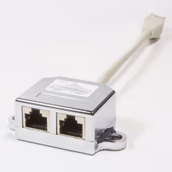 LogiLink RJ45/2xRJ45 networking cable Silver, White 0.15 m