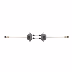 LogiLink RJ45/2xRJ45 networking cable Silver, White 0.15 m - Additional view 4
