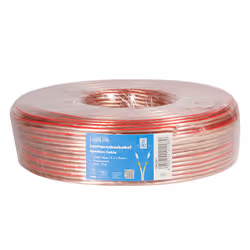 LogiLink CA1081 audio cable 50 m Transparent