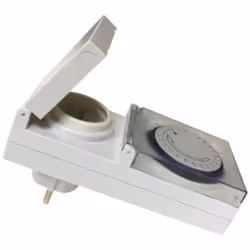 LogiLink ET0006, Silver, IP44, 230 V, 50 Hz