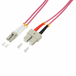 LogiLink LC/SC, 20 m, 20 m, OM4, LC, SC