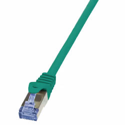 LogiLink 10m Cat.6A 10G S/FTP, 10 m, Cat6a, S/FTP (S-STP), RJ-45, RJ-45, Green