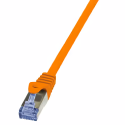 Patch Cable Cat.6A S/FTP orange 10m. PrimeLine