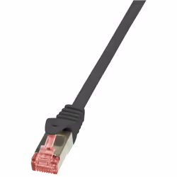 LogiLink Cat6 S/FTP, 10m, 10 m, Cat6, S/FTP (S-STP), RJ-45, RJ-45, Black