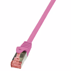 LogiLink 7.5m, Cat6, 7.5 m, Cat6, S/FTP (S-STP), RJ-45, Pink