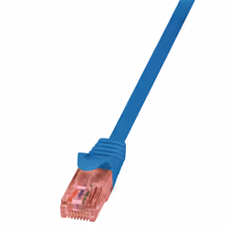 LogiLink 3m Cat.6 U/UTP, 3 m, Cat6, U/UTP (UTP), RJ-45, RJ-45, Blue