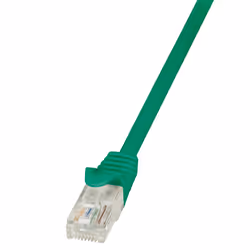Patch Cable Cat.6 U/UTP EconLine green 3.00m LogiLink®- Weight: 90g;- RJ45 Patch Cable 6. U/UTP AWG 24/7;- Unshielded Twisted ...