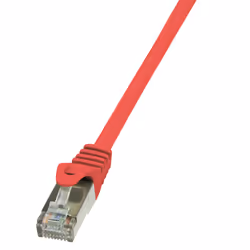 LogiLink 0.25m Cat.5e F/UTP, 0.25 m, Cat5e, F/UTP (FTP), RJ-45, RJ-45, Red