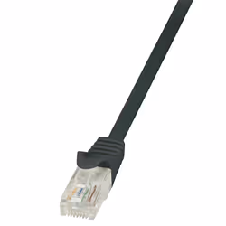 LogiLink 1m Cat.5e U/UTP, 1 m, Cat5e, U/UTP (UTP), RJ-45, RJ-45, Black