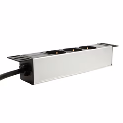 LogiLink PDU3B01 power distribution unit (PDU) 3 AC outlet(s) 1U Black - Additional view 4