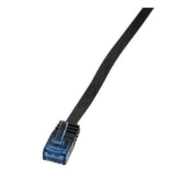 LogiLink CP0134B networking cable Black 1 m Cat5e U/UTP (UTP)