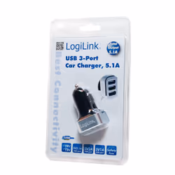 LogiLink PA0082 power adapter/inverter Auto Black, Silver - Additional view 4