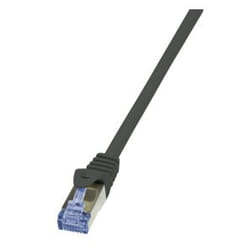 LogiLink 1m Cat7 S/FTP networking cable Black S/FTP (S-STP)