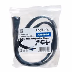 LogiLink KAB0046 cable sleeve Black - Additional view 6