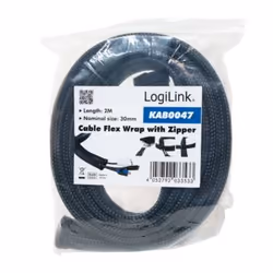 LogiLink KAB0047 cable sleeve Black - Additional view 7
