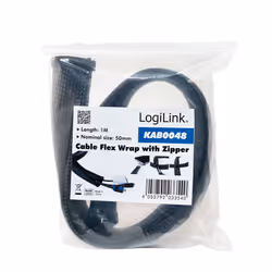 LogiLink KAB0048 cable sleeve Black - Additional view 7