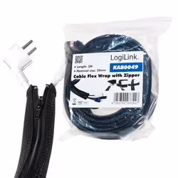 LogiLink KAB0049 cable sleeve Black - Additional view 8
