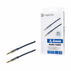 LogiLink 3.5mm - 3.5mm 0.5m audio cable Blue - Additional view 4