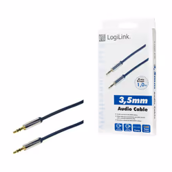 LogiLink 3.5mm - 3.5mm 1m audio cable Blue - Additional view 4