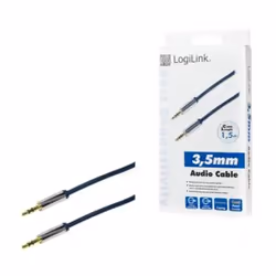 LogiLink CA10150 audio cable 1.5 m 3.5mm Blue - Additional view 4
