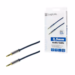 LogiLink 3.5mm - 3.5mm 5m audio cable Blue - Additional view 4