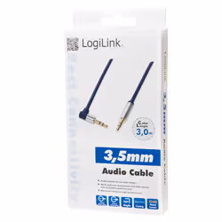 LogiLink 3.5mm - 3.5mm 3m audio cable 3.5 m Blue - Additional view 4