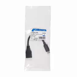 LogiLink USB C - USB A 0.15m USB cable USB 3.2 Gen 2 (3.1 Gen 2) Black - Additional view 4