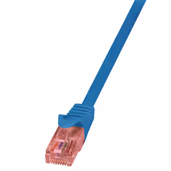 LogiLink 1.5m Cat.6 U/UTP, 1.5 m, Cat6, U/UTP (UTP), RJ-45, RJ-45, Blue