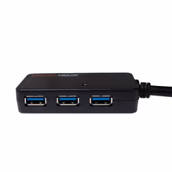 LogiLink UA0262 interface hub USB 3.2 Gen 1 (3.1 Gen 1) Type-A 5000 Mbit/s Black - Additional view 4