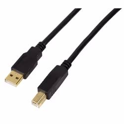 LogiLink UA0264 USB cable USB 2.0 10 m USB A USB B Black