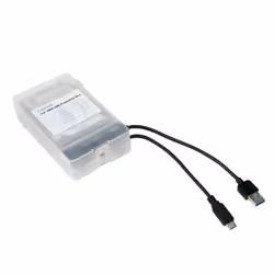 LogiLink UA0277 storage drive case Transparent - Additional view 6