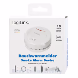 LogiLink SC0010 smoke detector Photoelectrical reflection detector Wireless - Additional view 4