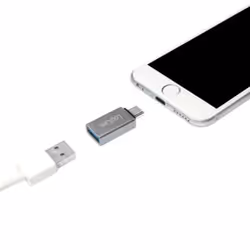 LogiLink AU0042 cable gender changer USB 3.1 type-C USB 3.0 Silver - Additional view 5
