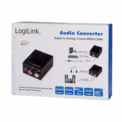 LogiLink CA0101 audio converter Black - Additional view 6