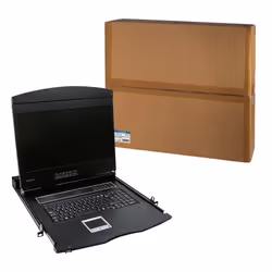 LogiLink LC902US rack console 47 cm (18.5") 1366 x 768 pixels Metal Black 1U - Additional view 6