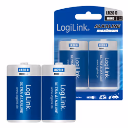 LogiLink LR20B2 household battery Single-use battery D Alkaline - Additional view 4