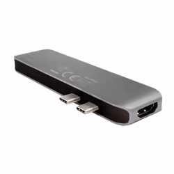LogiLink UA0302 laptop dock/port replicator USB 3.2 Gen 1 (3.1 Gen 1) Type-C Aluminium, Black - Additional view 4