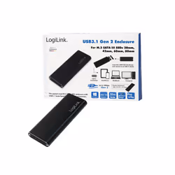 LogiLink UA0314 storage drive enclosure SSD enclosure Black M.2 - Additional view 4